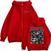 Resident Raccoon Police Dept Zip Up Hoodie Leon Kennedy Zipper Hoodies Men Women Vintage Style Jacket Sweatshirt