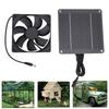 Solar Panel Fan Kit Solar Powered Exhaust Ventilation 4W for Small Greenhouses Sheds Pet Houses
