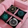 Viking Amulet Pattern Art Pillow Case Pattern Printing Pillowcase Living Room Sofa Cushion Cover Bedroom Room Decor