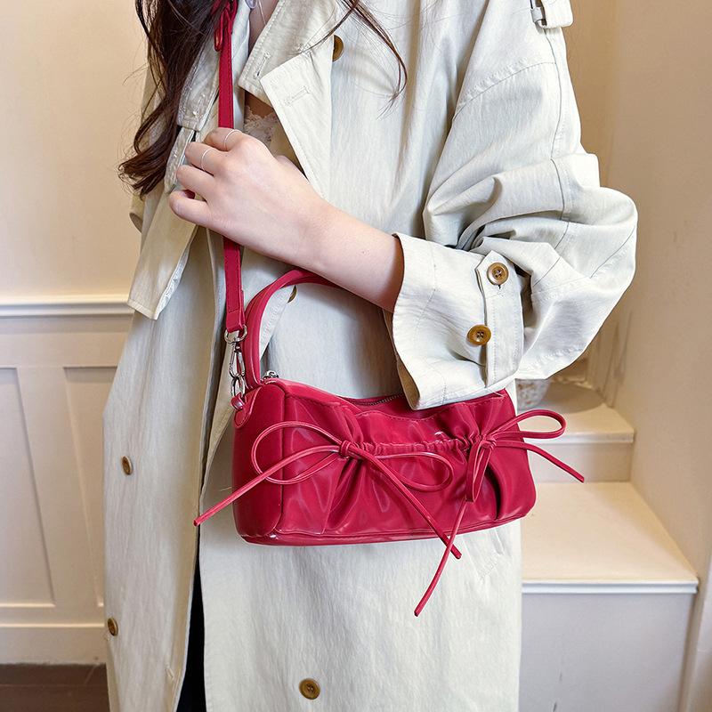 Pendler-Kissenbeutel - Niedliche Textur Wolkenbeutel - Trendige Handtasche mit Schultergurt und Crossbody-Design