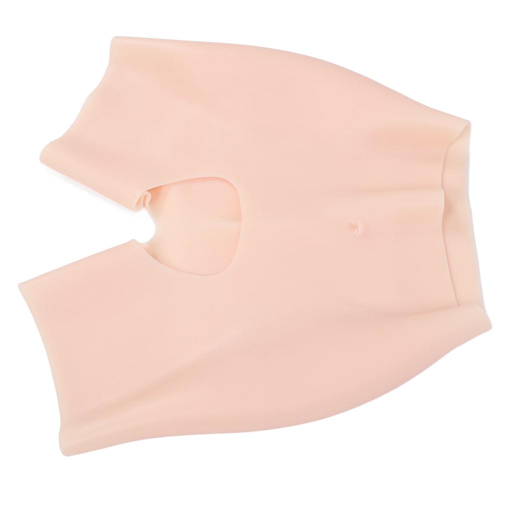 Silicone Butt Shapewear Open Crotch Thickening Hip Enhance Underwear for Cosplay White Skin Color