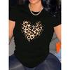 Womens Casual Crew Neck T Shirt Short Sleeve Soft Comfortable Top
