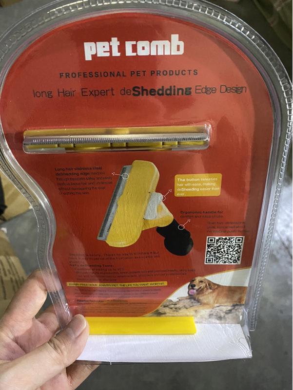 Top-Selling Pet Hair Removal Comb for Dogs and Cats