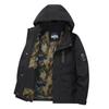 Men's Autumn New Men's Multi-Pocket Jacket Men's Printed Jacket Hooded Removable Men's Top
