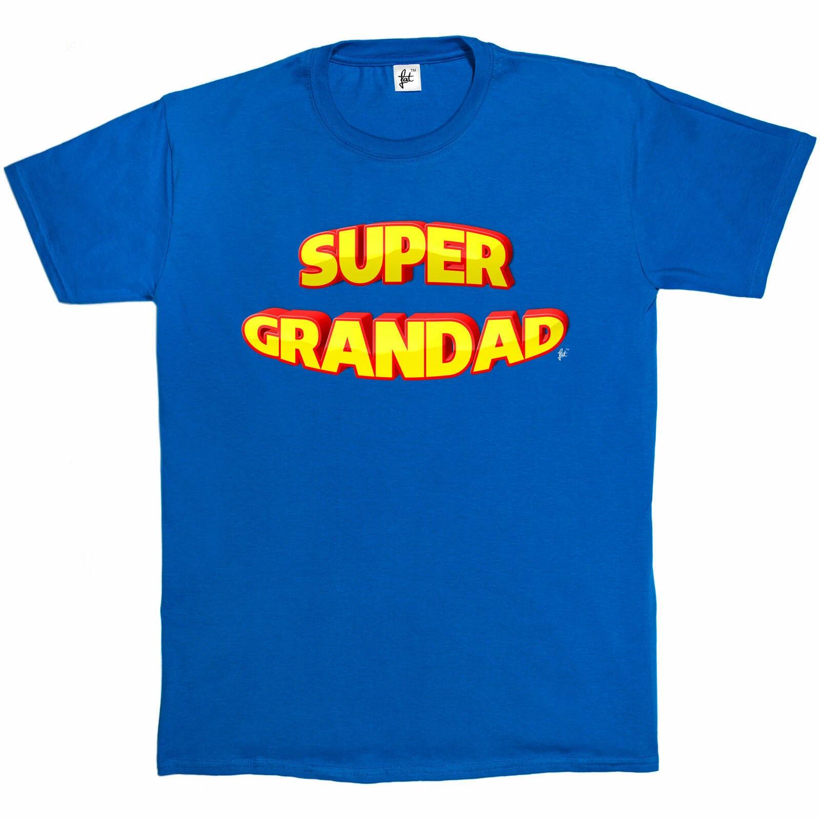 Super Grandad Grand Father Fathers Day Birthday Gift Mens T-Shirt XL