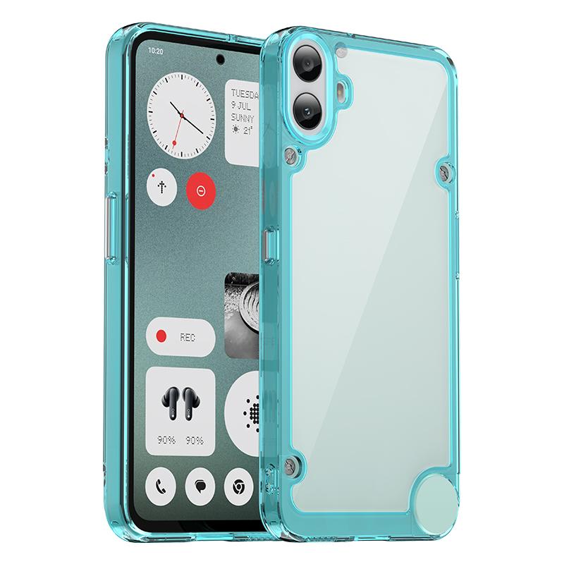 Etui do Nothing CMF Phone 1 Pokrowiec do Nothing CMF Phone 1 Coque Funda Twarda Półprzezroczysta Miękka Ramka Przezroczyste Etui Nothing CMF Phone 1