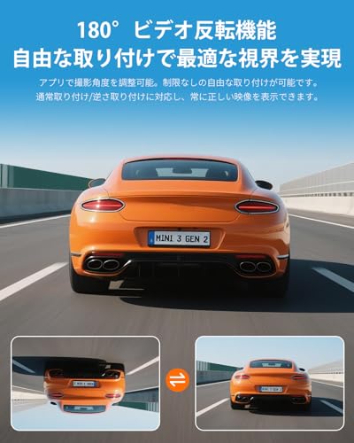 KAWA 2K Compact Dashcam, 1296P Dashcam, Voice Recognition Dashcam, G-Sensor, 32GB SD Card Included, Built-in WIFI, App Connectivity, WDR/3D DNR Techno