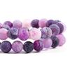 Natural Minerals Stone Matte Dull Polish Pink Zebra Jaspers Beads for Jewelry Making DIY Bracelet Necklace 4-12mm Spacer Beads