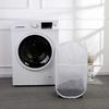 Large Capacity Dirty Clothes Basket Storage Bucket Mesh Bathroom Portable Foldable Dirty Clothes Basket