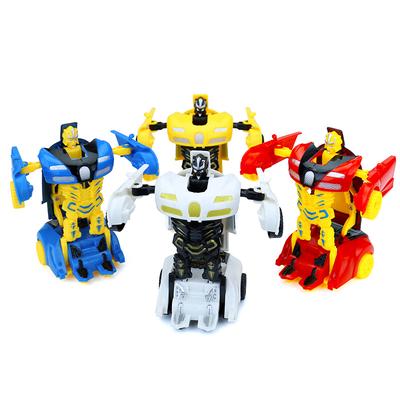 Detská vzdelávacia kreslená mini deformačná hračka auto, deformačný Autobot, chlapčenská hračka