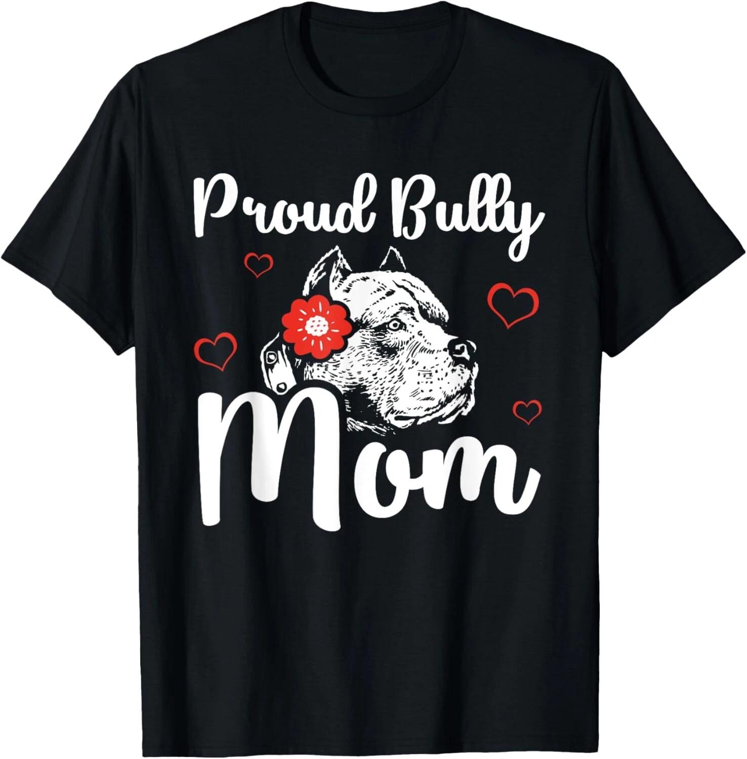 Funny Bully Mom _ American Bully Pitbull Dog Owner Gift Unisex T-Shirt S