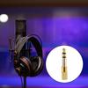 3.5mm Female To 1/4 6.35mm Male Adapter Port 6.35mm To 3.5mm Guitar Converter for Speaker Camcorder Recorders