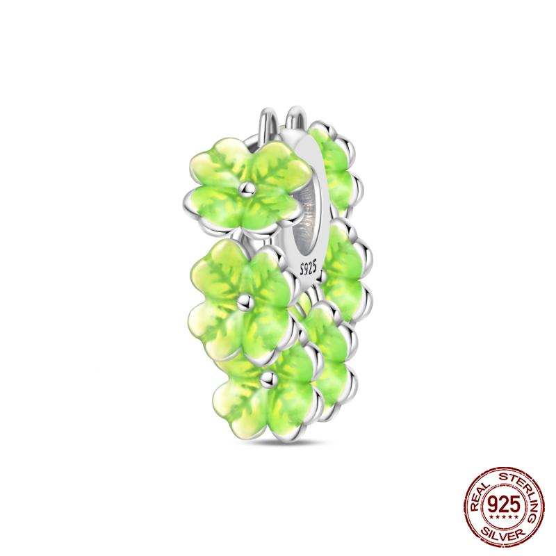 Copper Fashion Holiday Beach Watermelon Green Pear Charms Beads For 3Mm Bracelet Diy Fine Jewelry Gift Making