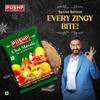 Pushp Chat Masala Würzmischung, säuerlich und scharf, für Obst, Snacks, Salate und Chaats, authentischer Geschmacksverstärker 200g x Packung à 2