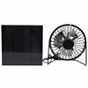Durable 5W Solar Powered Fan USB Output Portable Mini Solar Panel Exhaust Fan Outdoor Activities