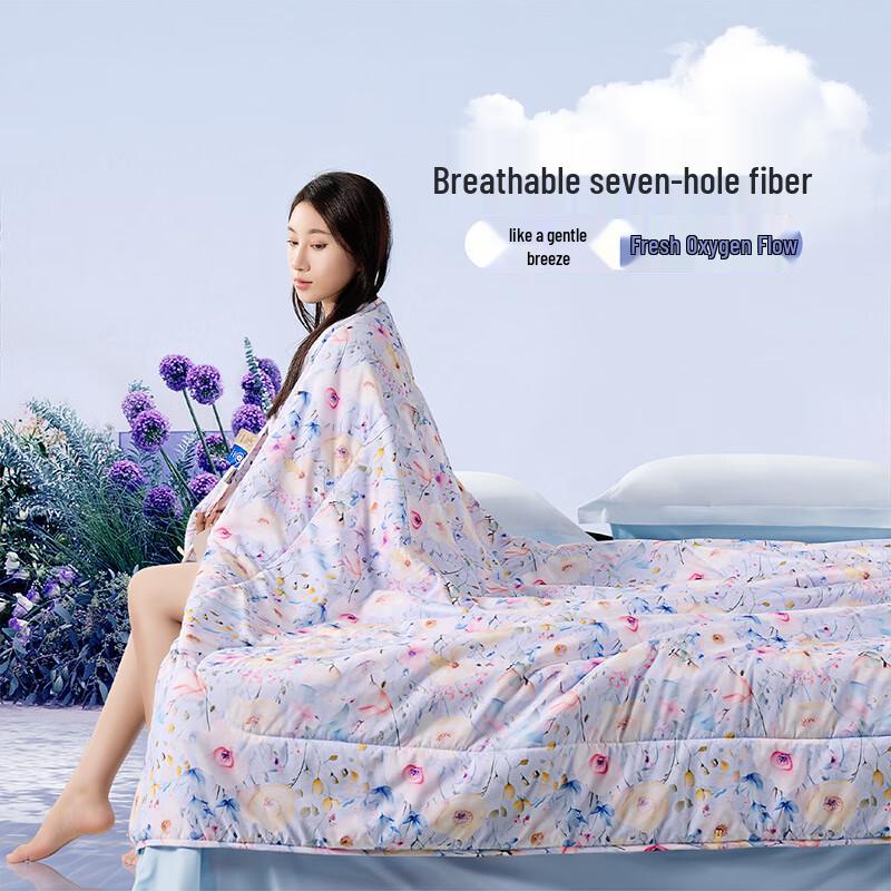 

FUANNA Daisy Garden Summer Machine Washable Quilt