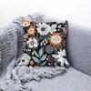 Beautiful Scandinavian Floral Print Cushion Cover Comfort Reversible Pillow Cove In One Design For Any Room & Car Interior
