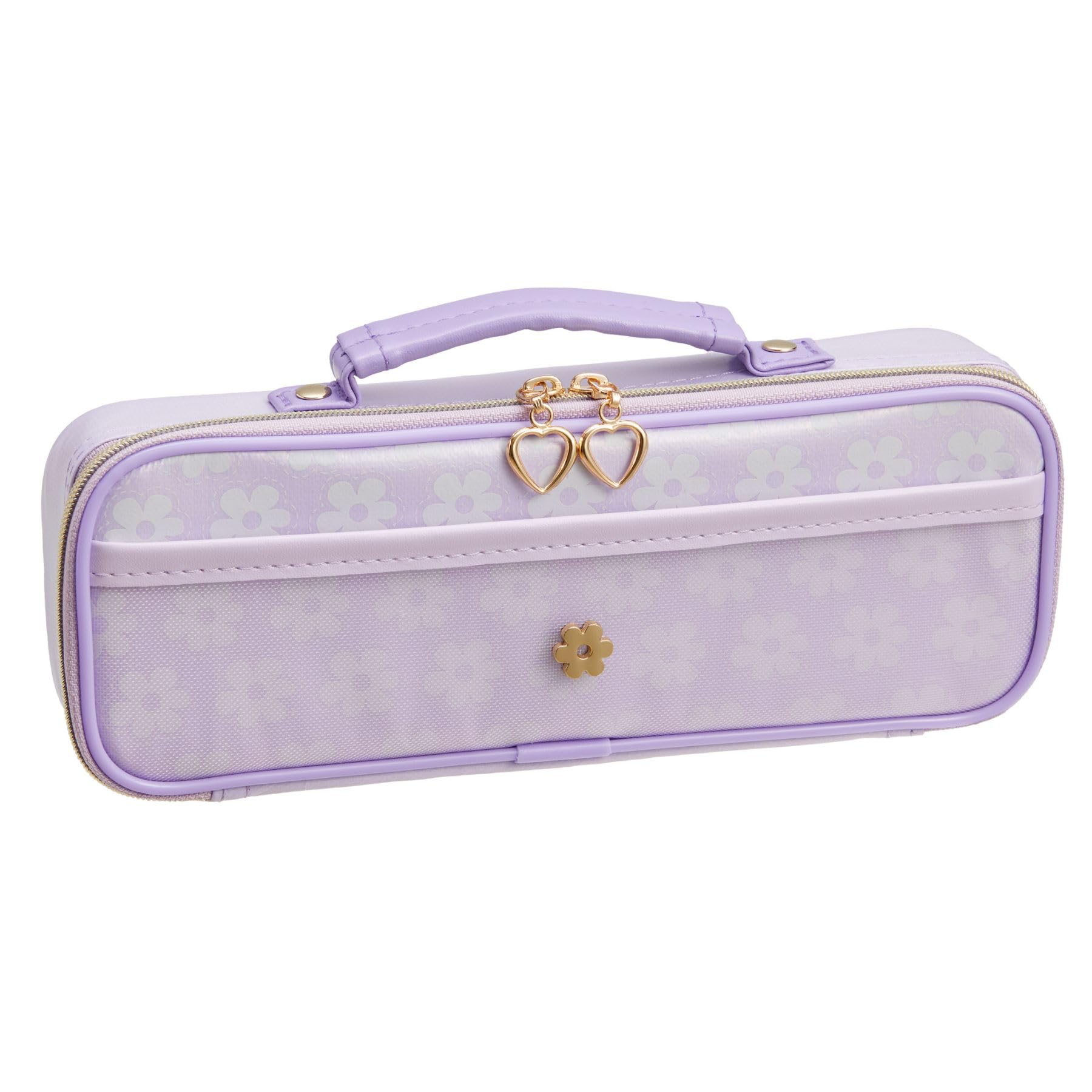 

Raymay Fujii Topliner Flower Pencil Case Violet FSB1269V FSB1269,