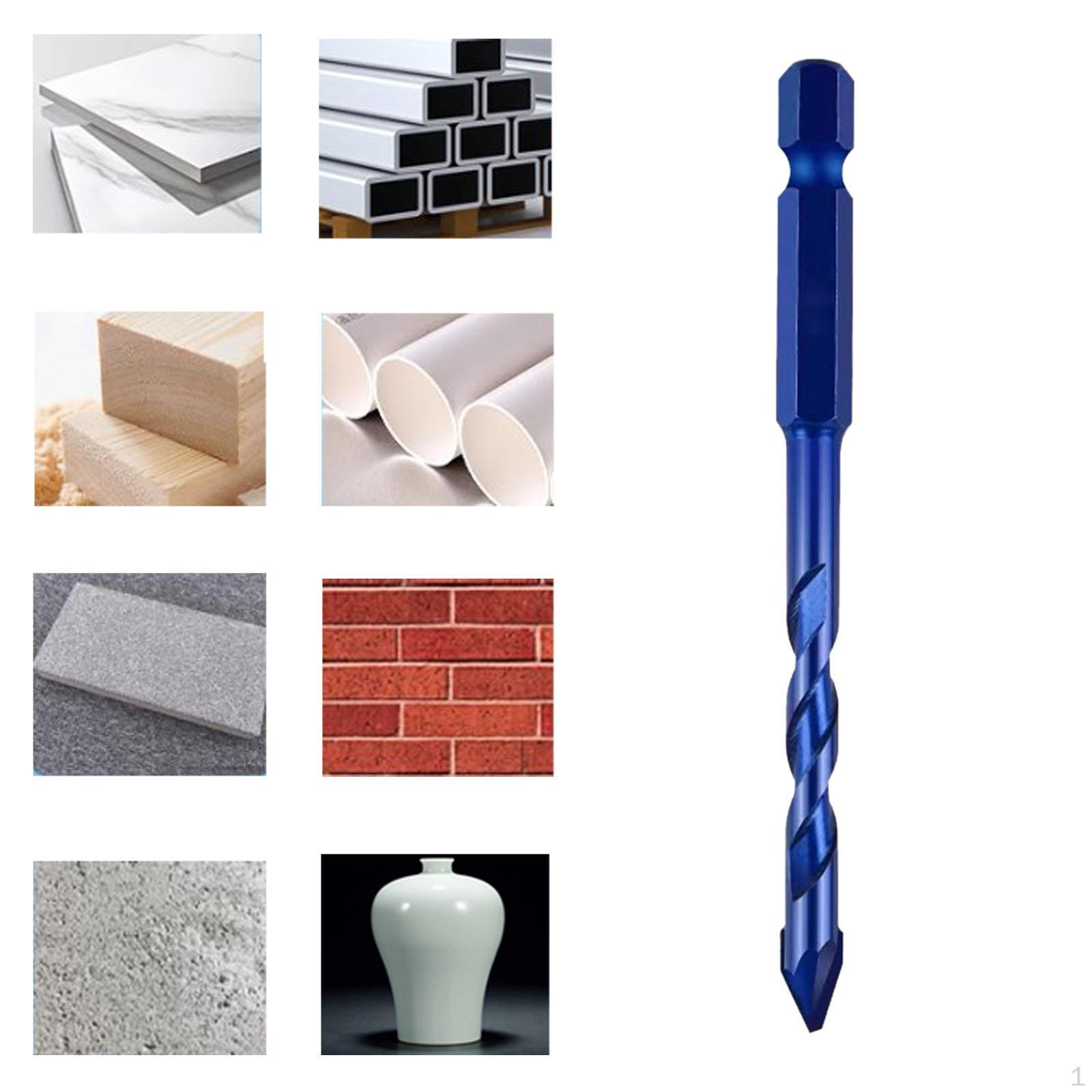 

Кривой кончик эксцентрикового сверла из легированной стали с шестигранным хвостовиком для цемента blue 6mm
