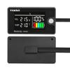 DC8-100V Universeller LCD Digitaler Batteriekapazitätsanzeiger Voltmeter Wasserdichter Spannungs-Leistungsanzeiger mit Temperaturwarnung