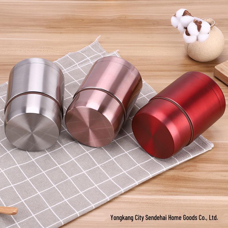 Large-Capacity Stainless Steel Thermos with Insulated Sleeve Original Color