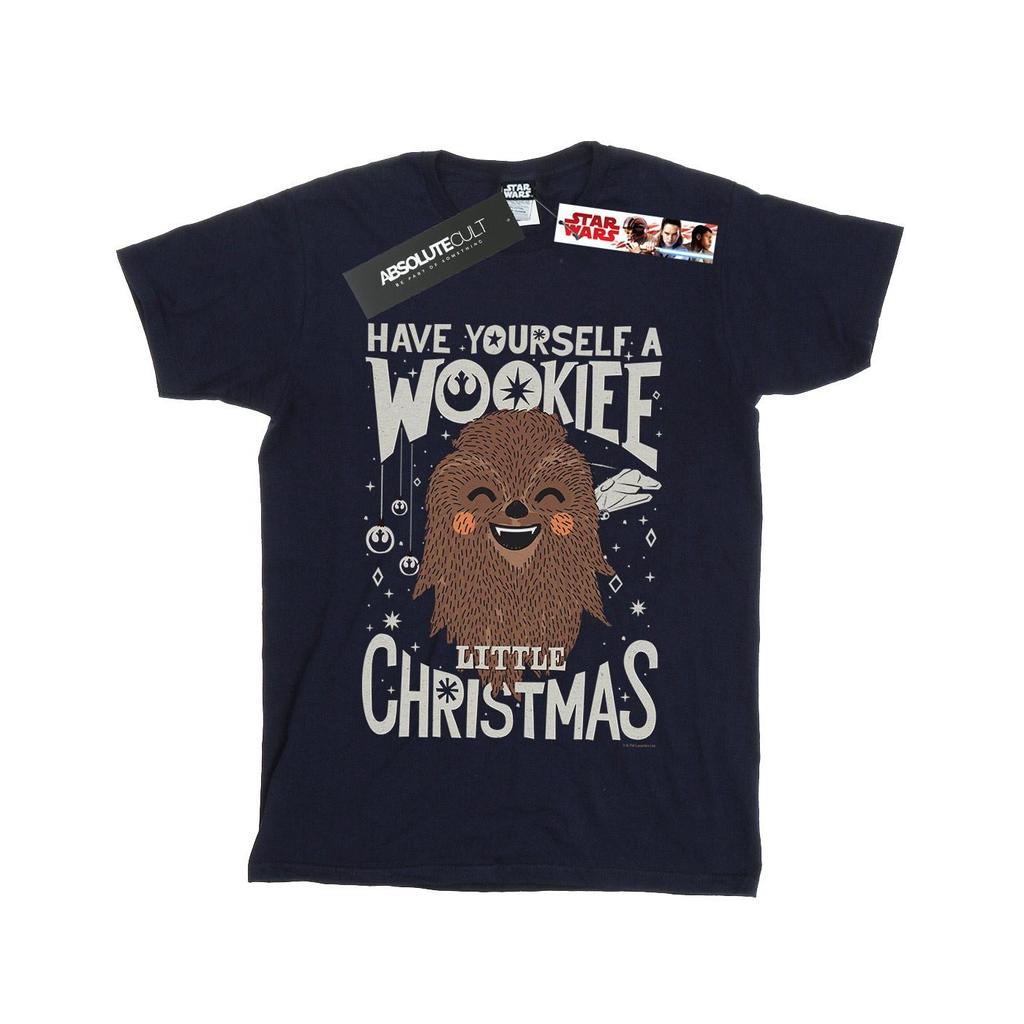 STAR WARS Boys Wookiee Little Christmas T-Shirt