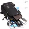 Men Sling Backpack Cross Body Chest Shoulder Bag Rucksack with USB Charging Port Travel Nylon Male Small Rucksack Messenger Bags
