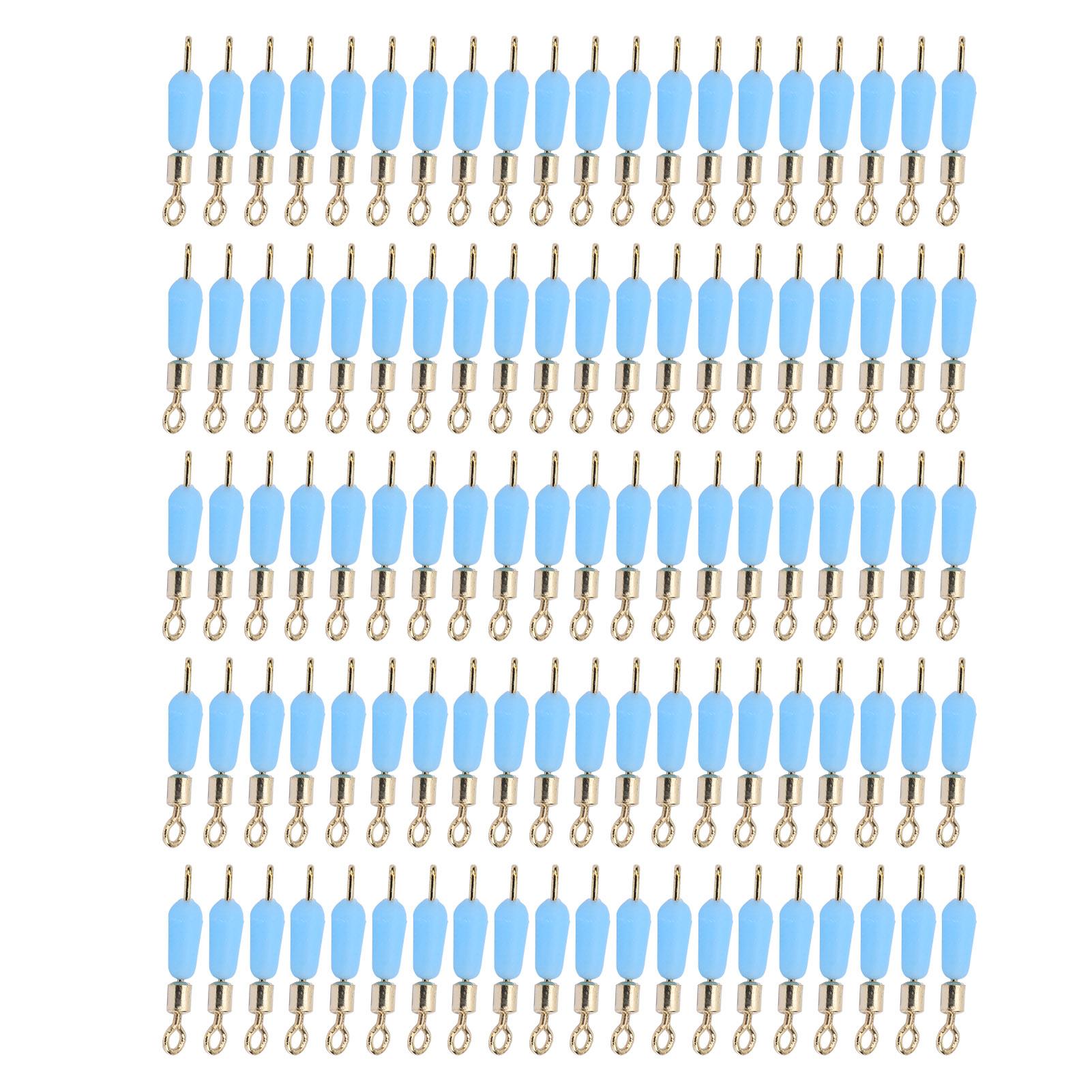 100 шт. Рыболовные вертлюги бочонки Медные Резиновые Крючки Леска Снасть Аксессуары M 31.5x15.75in