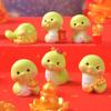 Cute Little Green Snake New Year OrnamentHome Desktop DecorationSimulation Resin Handicraft