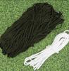 Military Green/Red Mesh Outdoor Hammock with Iron Hook & Nylon Rope