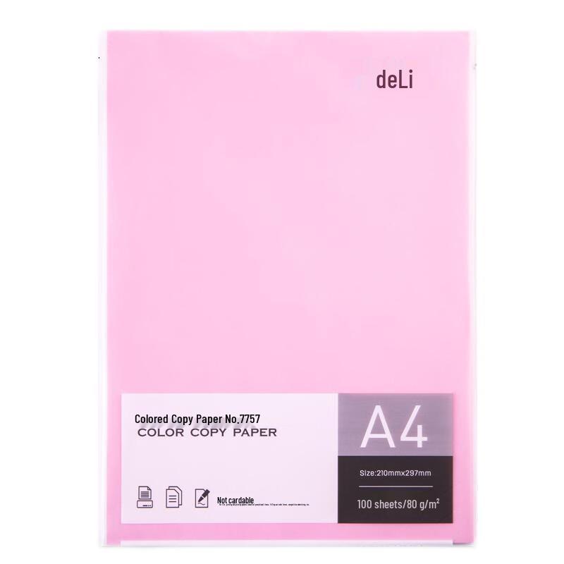 Deli 7757 A4 Color Copy Paper