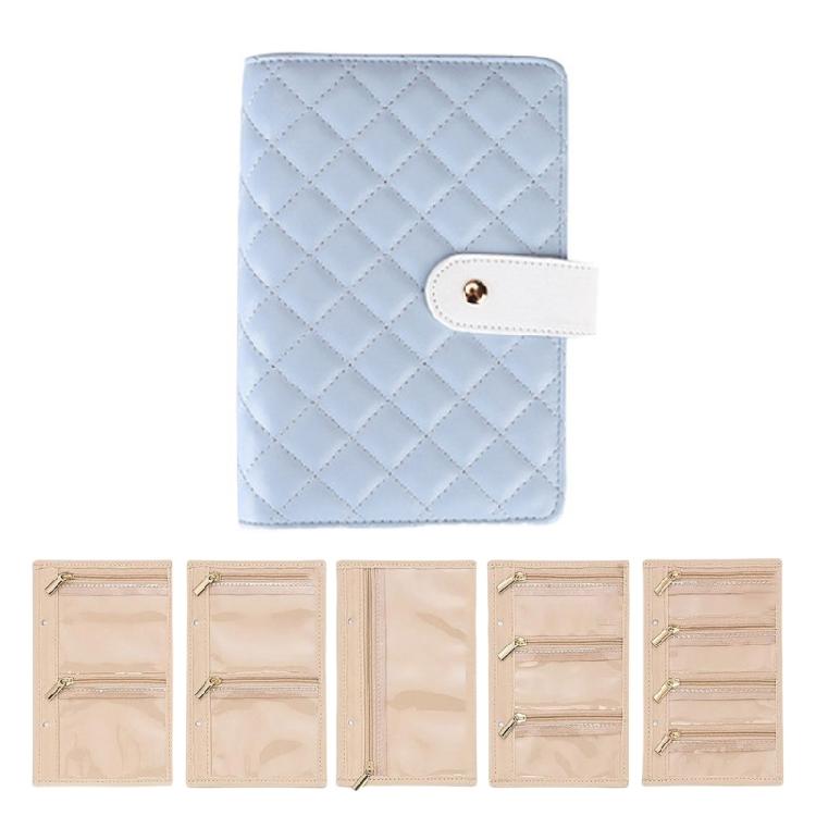 Transparenter Schmuckhalter mit klaren Seiten Ticketaufbewahrungsbuch für Reisen Ohrringe Halsketten Ringe Organizer Alben