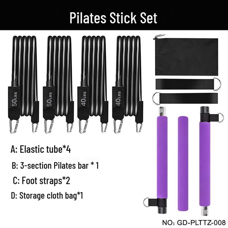 TLXT Home Pilates Resistance Band Set