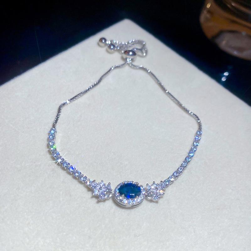 Bracciale Geometrico in Zirconi di Lusso Raffinato: Design Colorato e Versatile