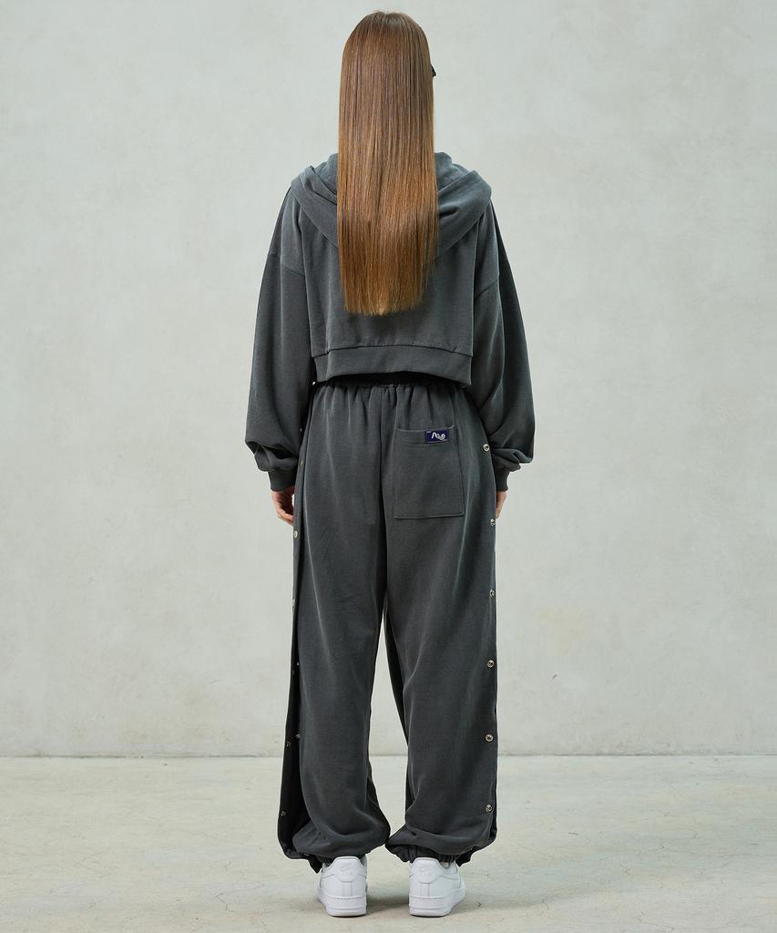 Arikim Pita Hood Zip-Up / Charcoal