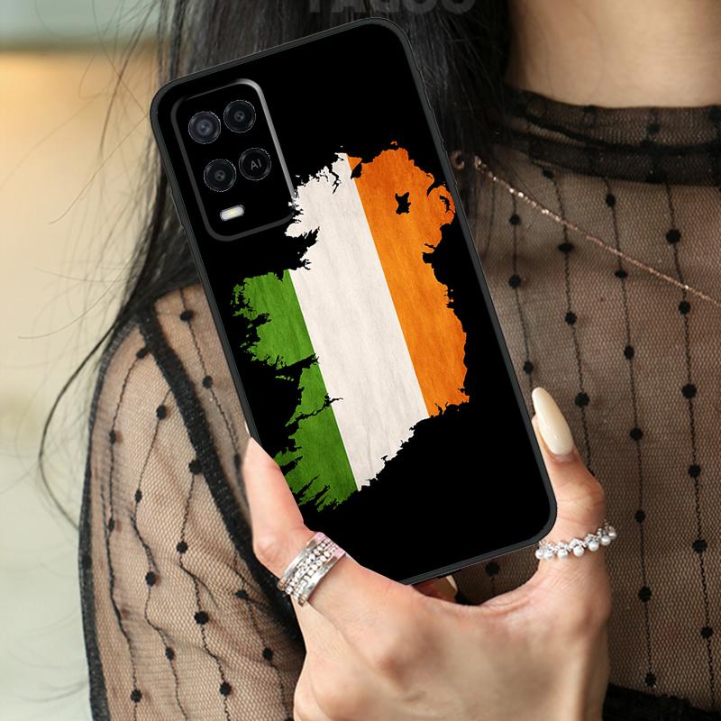 Irish Passport Ireland Flag Case For Oppo A16 A76 A96 A17 A18 A60 A80 A40 A38 A58 A78 A98 A94 A74 A54 A15 A57 A77 A5 Pro