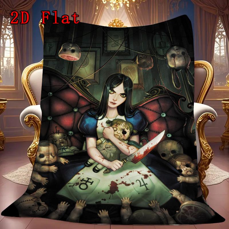 Cartoon Girl 2D Flat Pattern Flannel Blanket High Quality All Seasons Warmth and Comfort Perfect for Christmas Gifts.PMT0914390