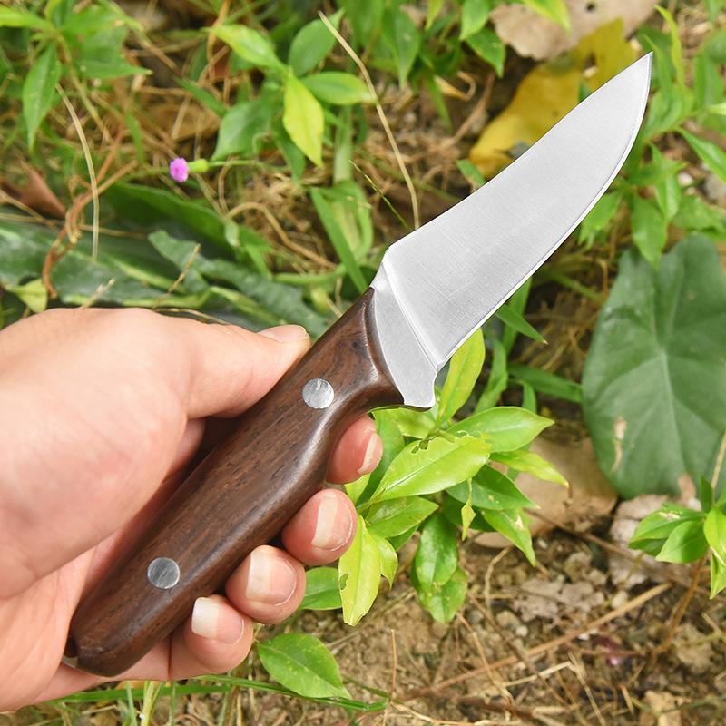 Edelstahlmesser, Küchenschälmesser, Fleischerbeil, Sushi-Messer, Obstschneider mit Messerabdeckung