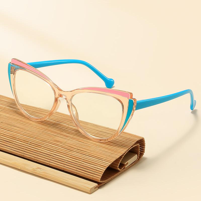 Retro Cat Eye Anti-Fog Reading Glasses High Definition Ultra-Light Anti-Blue Light Hydrophilic Tea Does Not Fog Reading Glasses Women