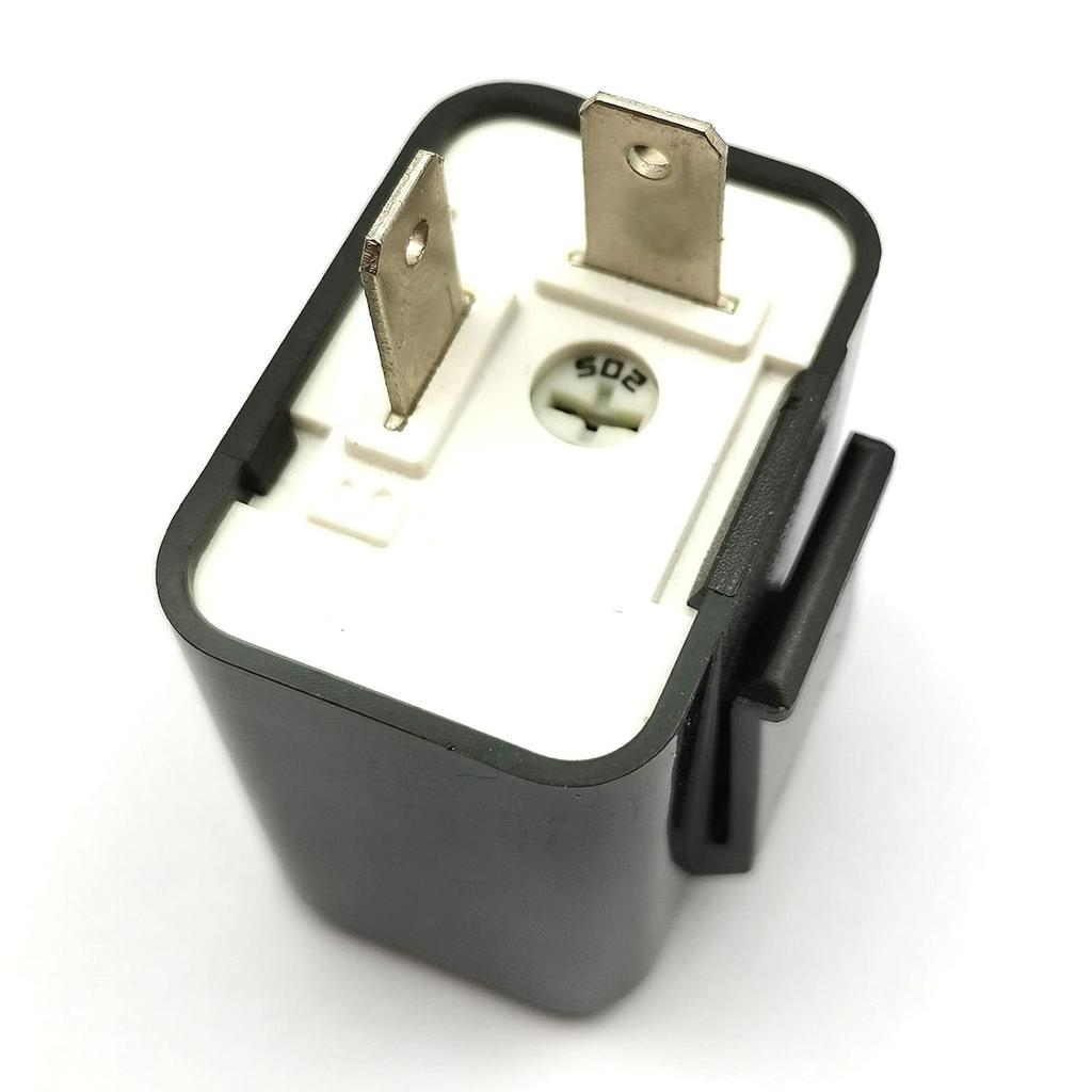 DEVMO Adjustable 2 PIN 12V Motorcycle Indicator Turn Signal Flasher Relay Perfect Compatible with Hon-da Grom Yamaha Harley etc. Motorcycle LED