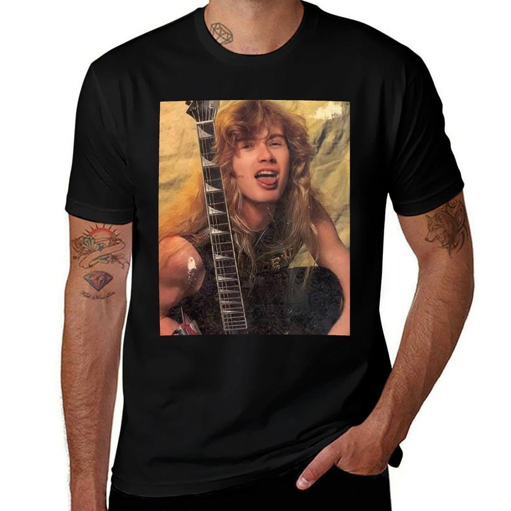 Dave Mustaine Energie T-Shirt Lässig Basic Street Style T-Shirt