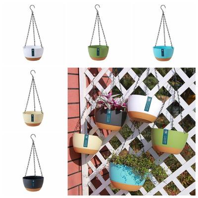 Hydroponic Self-Watering Hanging Planters Hanging Chain Baskets Flower Pots Plant Pot Flower