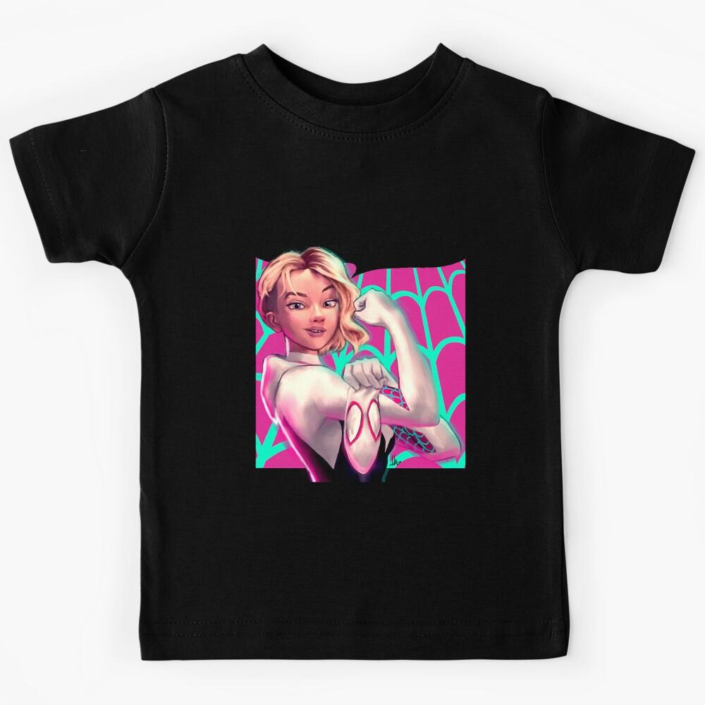 Gwen Can Do Whatever A Spider Can Kids T-Shirt 170