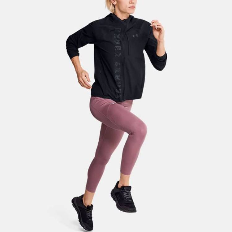 Under Armour Qualifier Outrun The Storm Training Running Jacket Women Jackets Black 1350202-001