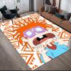 Rugrats Flannel Pattern Square Carpet,Area Rug,Carpet Rug for Living Room Bedroom Sofa Playroom Decor,Non-slip Floor Mat