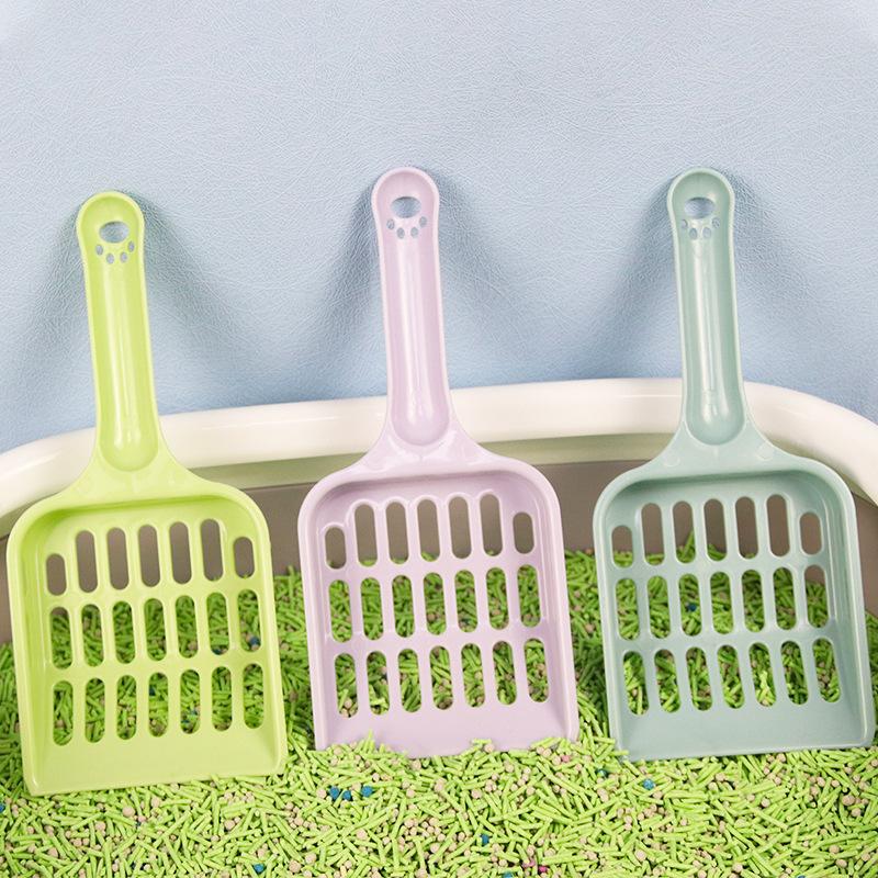 Cat Litter Shovel Lightweight Candy Colored Hollowed Out Mesh Cat Litter Shovel Pet Clean Supply Toilet Bowl Cat Litter Shovel
