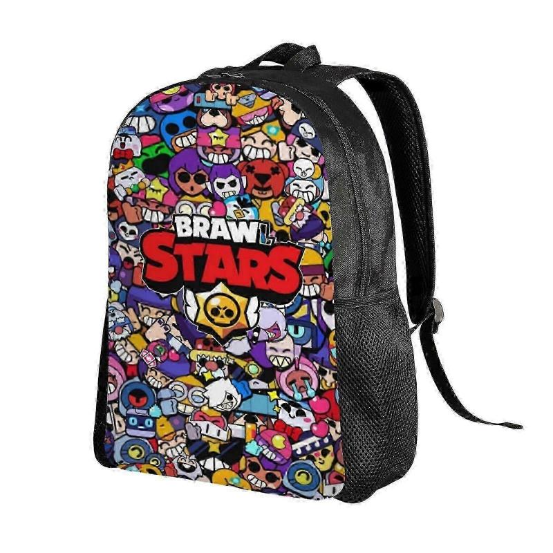 V96 Brawl Cartoon Fighters Batoh - Vodotěsný denní batoh pro školu a outdoorové použití ve Velké Británii