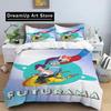 F-Futurama Poster Sheets Quilt Covers Bedding Dormitory Sheets Three-piece Bedding Set Three-piece Soft Warm Bedding Set