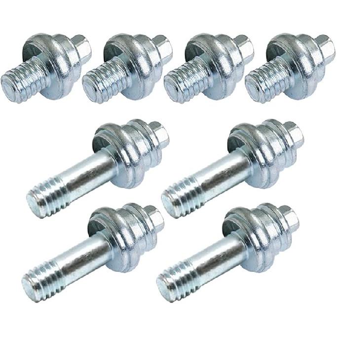 3/8 Side Post Battery Terminal Bolt, Ampper Standard Battery Side Post Extender Stud Compatible With GM Post, 2 Different Lengths (2 Pairs W/ 2 2 Pairs