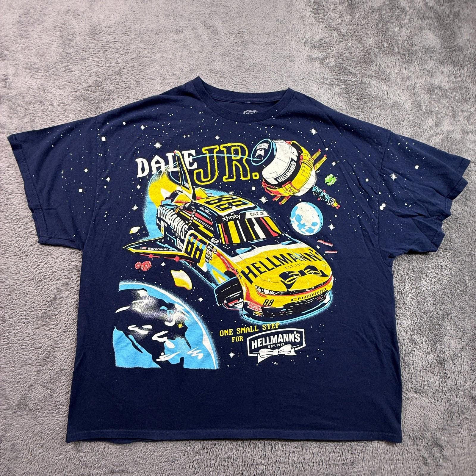 Dale Earnhardt Jr. JR Motorsports Official Apparel Hellmann s Rocket Car Unisex T-Shirt XXXL